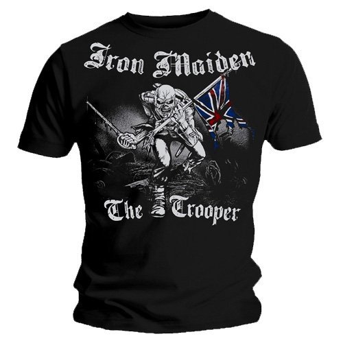 Place Producto oficial de T-camiseta de manga corta de IRON MAIDEN filigrana Vintag...