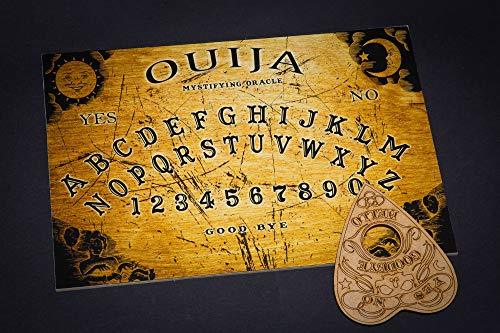 Product Wiccan Star Tablero del ouija con instruccion y Planchette