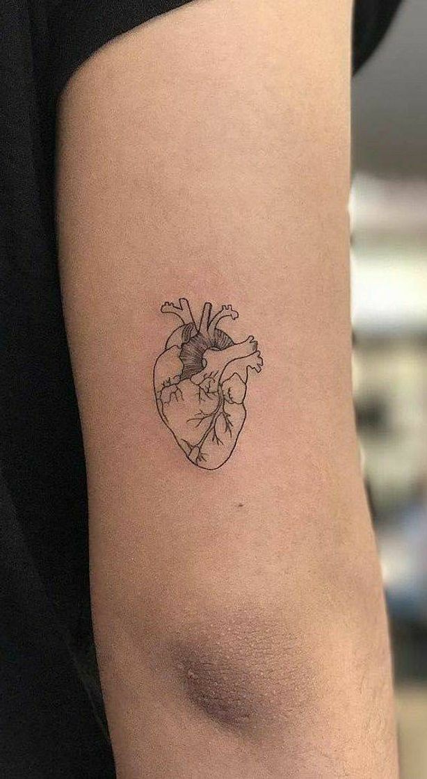 Fashion Tatuagem coração 