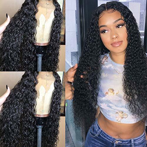 Producto Andria Hair Curly Wigs Lace Front Wig Pelucas Wet and Wavy Synthetic