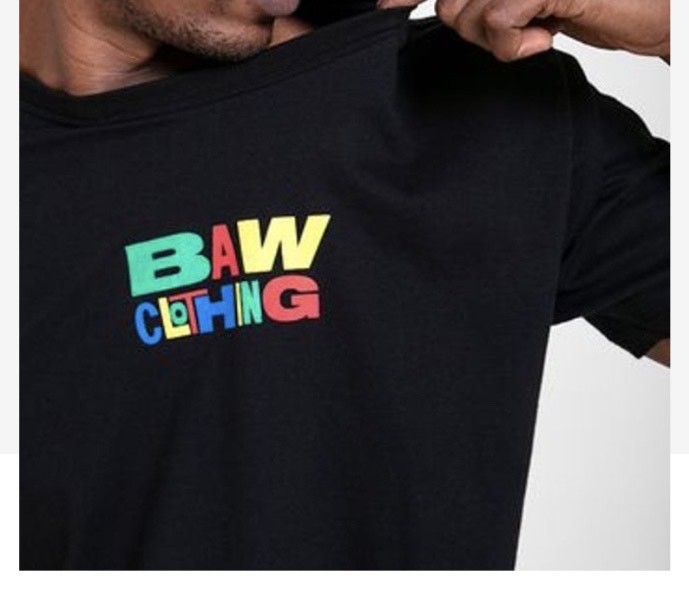 Fashion Camiseta Fun Logo Black - bawclothing