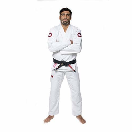 Producto KINGZ Clásico 3.0 BJJ Gi Blanco Brasileño Jiu-Jitsu Gi Kimono Uniforme Pelea