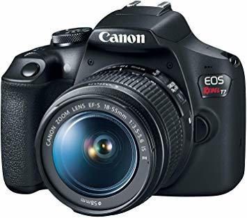 Câmera Canon EOS Rabel T7