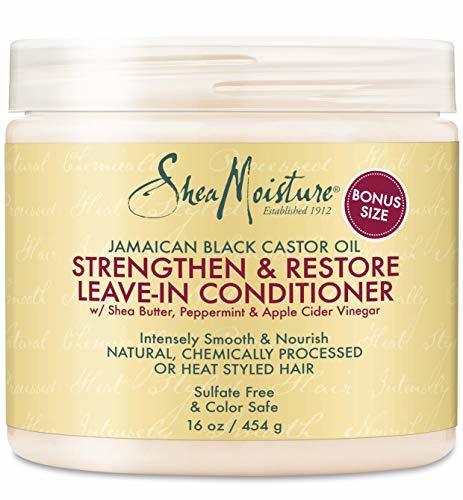 Social Shea Moisture Jamaican Black Castor Oil Strengthen/Grow and Restore Leave-In Conditioner