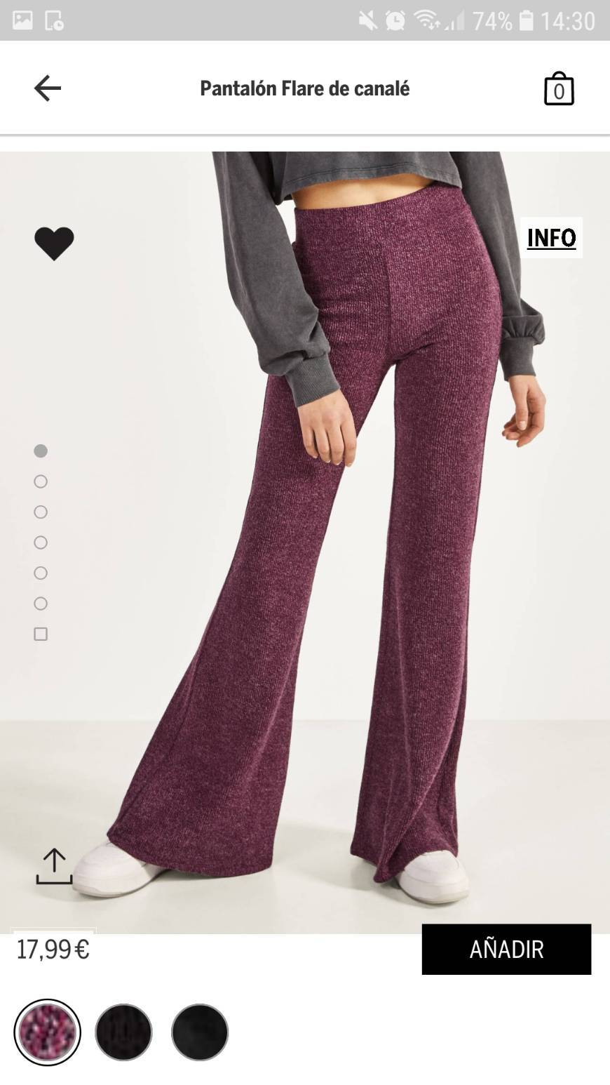 Social Bershka flare