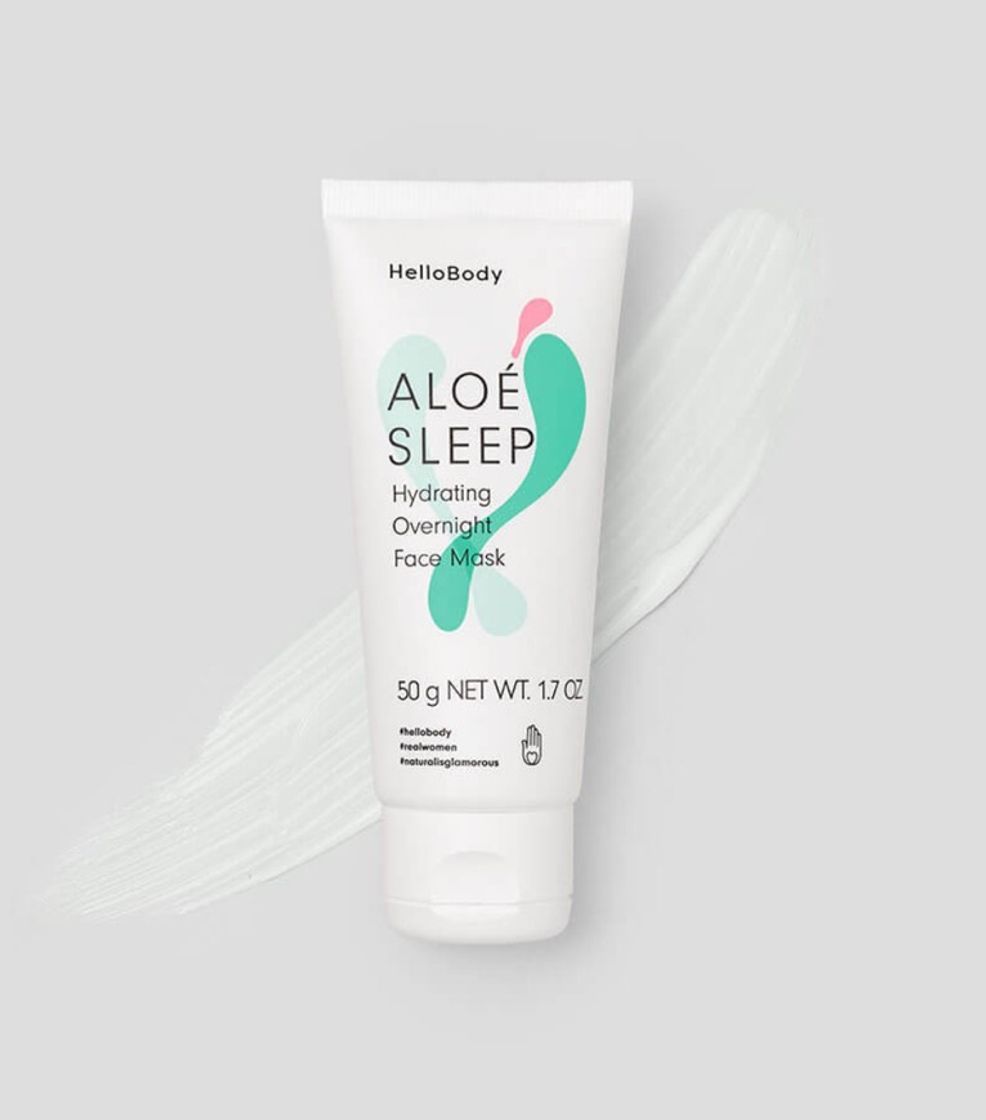 Producto ALOÉ SLEEP Mascarilla facial hidratante de noche - Hellobody