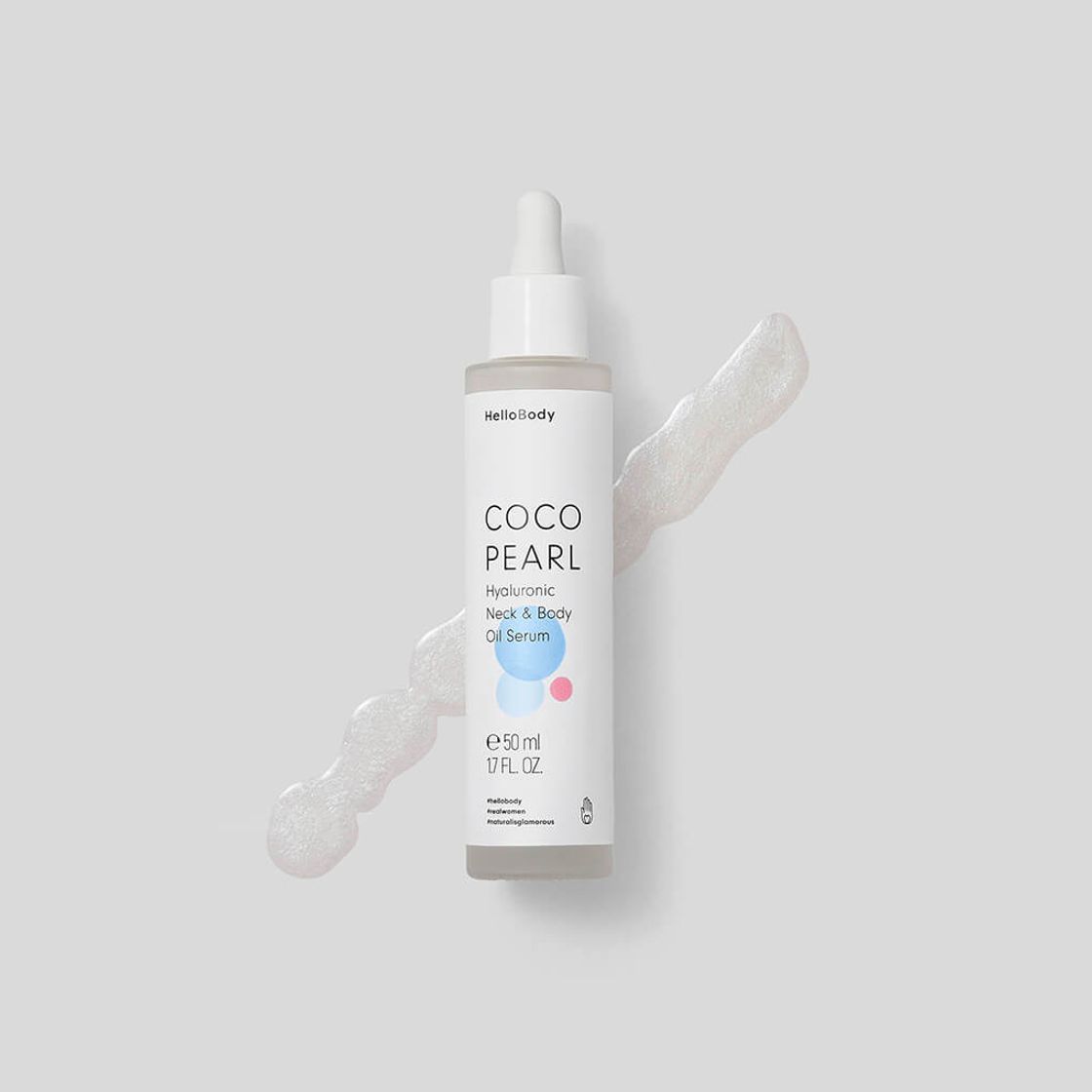Social COCO PEARL SUERO-ACEITE CUERPO DE ÁCIDO HIALURÓNICO 