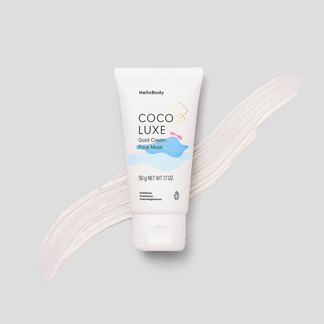 Moda COCO LUXE Maschera facial hidratante con oro - Hellobody