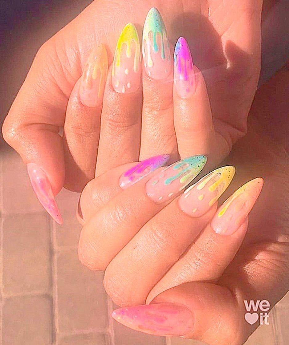 Fashion Uñas arcoíris 🌈 