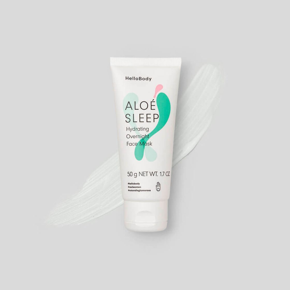 Moda ALOÉ SLEEP Mascarilla facial de noche hidratante - Hellobody