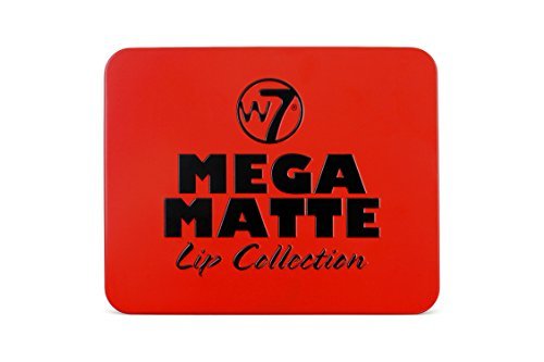 Social W7 Mega Matte labios Collection Tin 7 ml