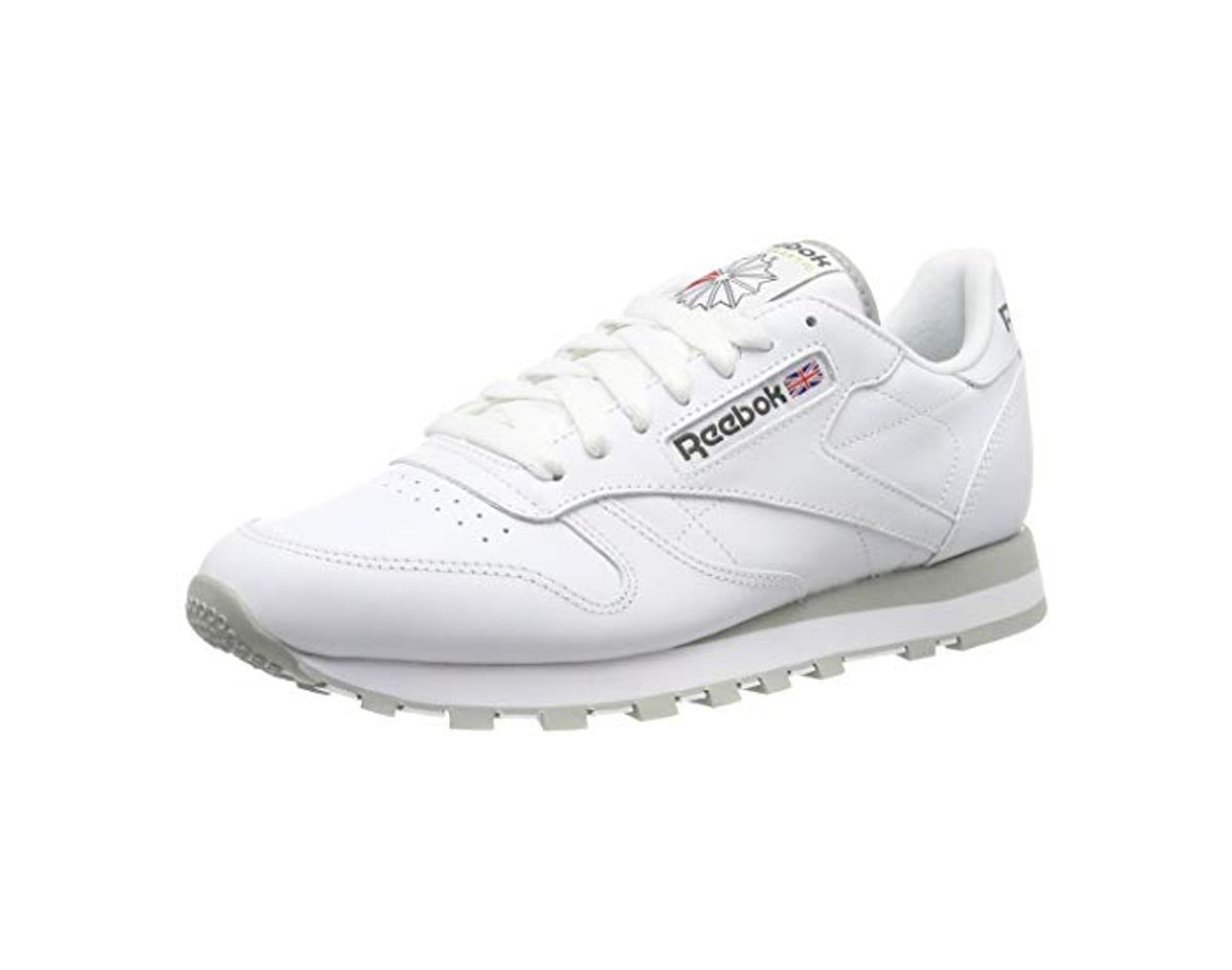 Fashion Reebok Classic Leather - Zapatillas de cuero para hombre, color blanco