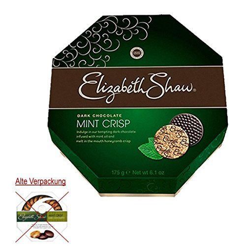 Elizabeth Shaw menta oscuro Crisp Chocolates 175g