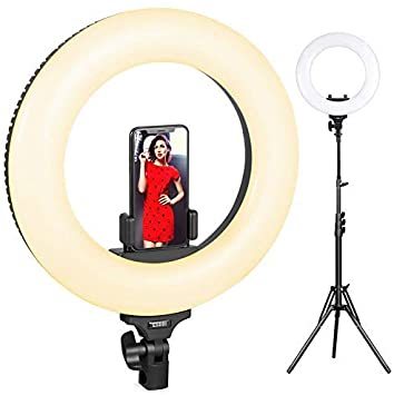 Fashion Ring Light, ESDDI 14inch Outer Dimmable Camera