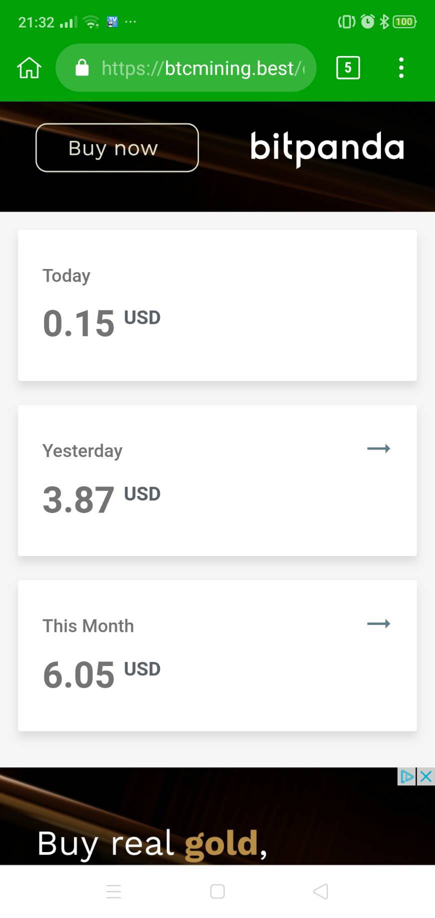 Moda Mining btc CPU