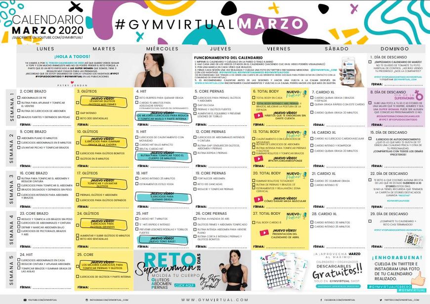 Fashion GYM VIRTUAL | ¡A por tu mejor versión!