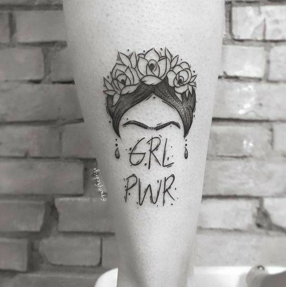 Fashion Tatuagem Girl Power 