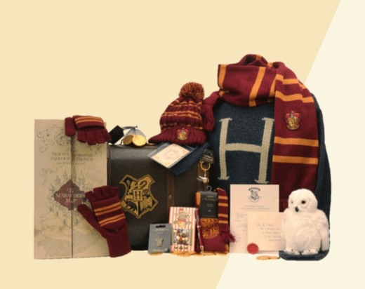 Baúl personalizado con regalos Harry Potter