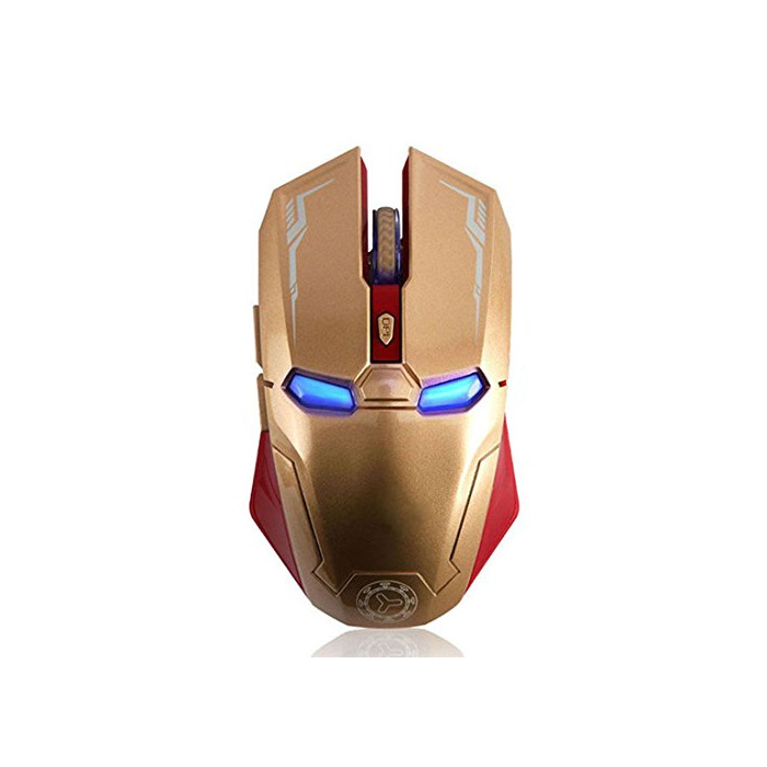 Products Taonology Ratón inalámbrico Iron Man USB Ratón inalámbrico para juego óptico con