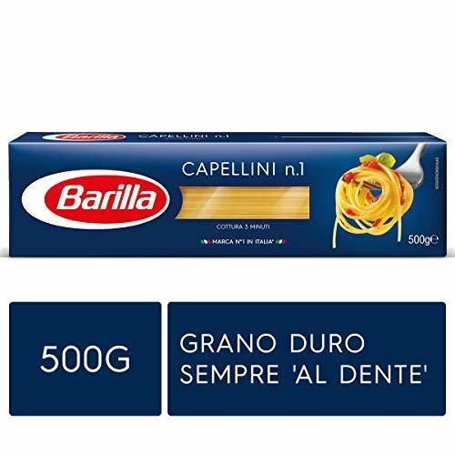 BARILLA Clásicos Capellini Nº 1 De 500 Gramos 3 Minutos De Cocción