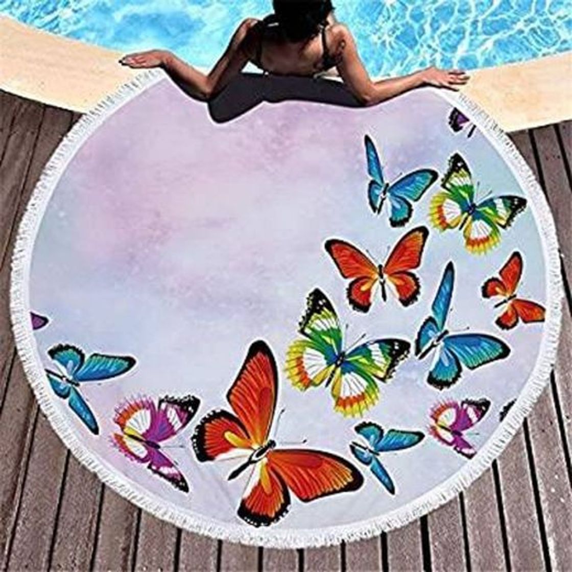 Social LIFUQING Padrão Boêmio Elefante Toalha de Praia Piscina Micr