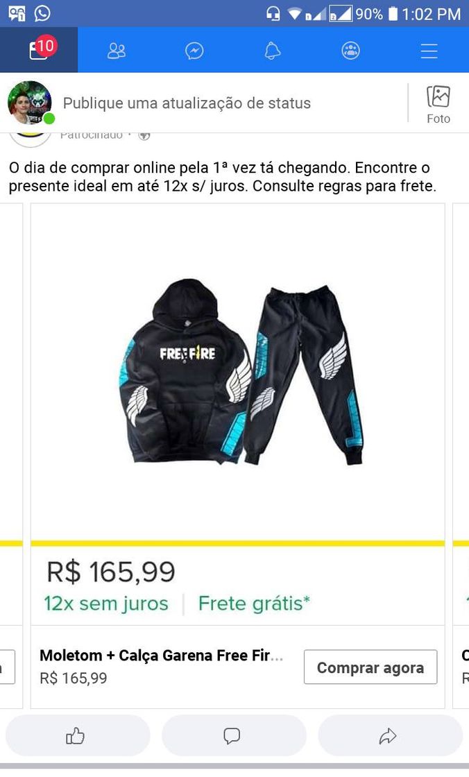 Fashion Roupas free fire