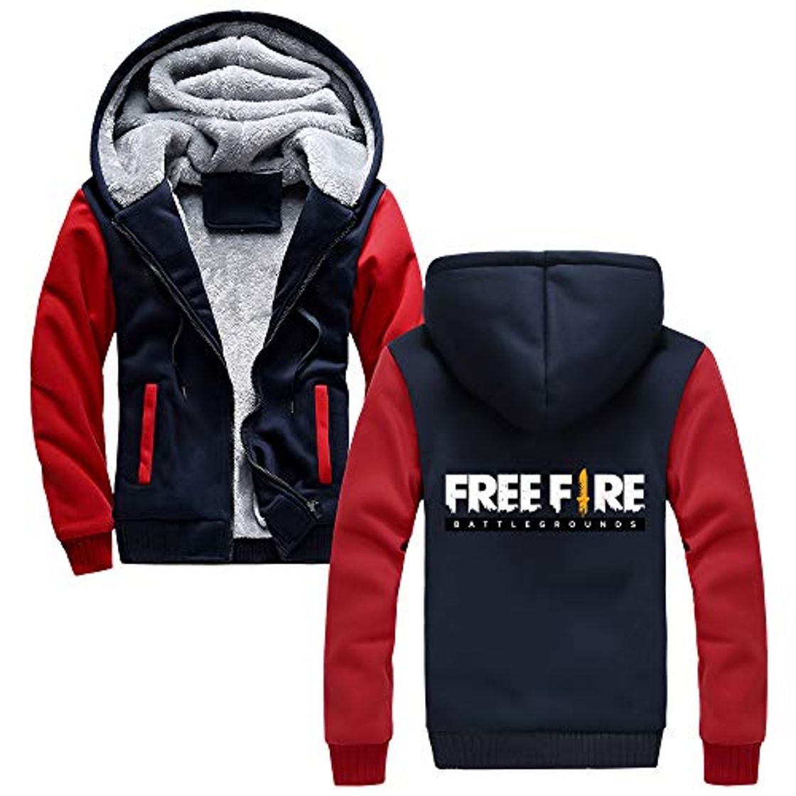 Fashion ELOLOPO Free Fire Sudadera Escudo Muchacha de la Ropa de los niños Escudo Capas de Las Chaquetas de Abrigo Boy Camiseta de Otoño e Invierno Ocio Deportes Tendencias de la Moda Free Fire Pullover