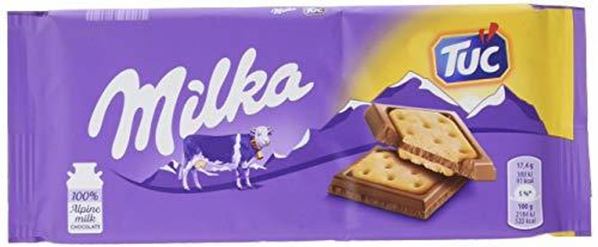 Social Milka - Tableta De Chocolate Y Galleta Tuc