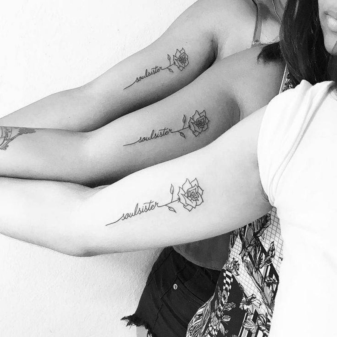 Moda Tatuagens com amigas 