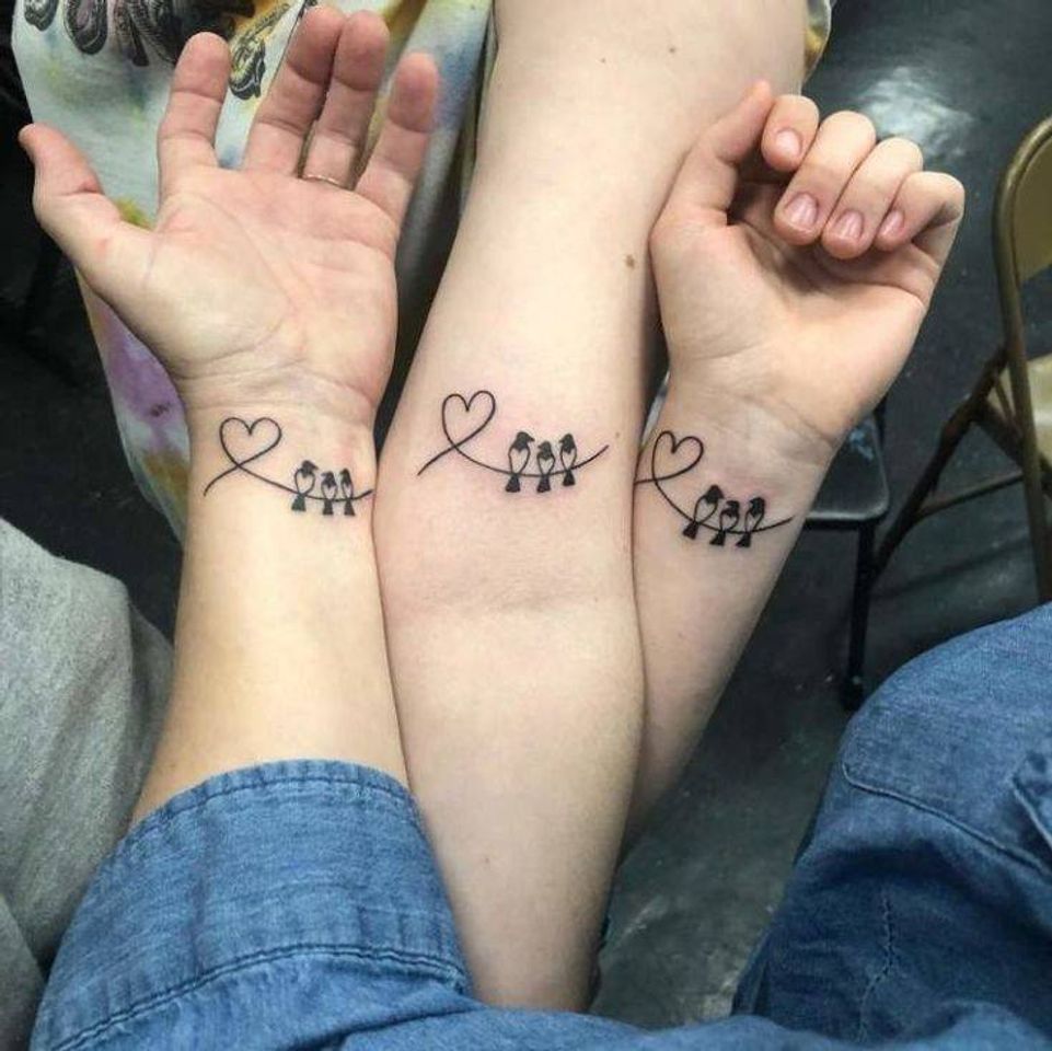 Moda Tatuagens com amigas 