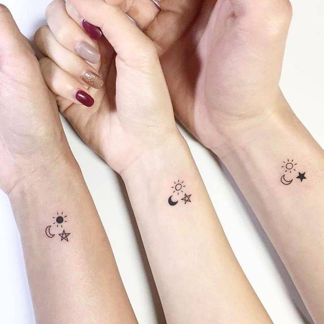 Moda Tatuagens com amigas 