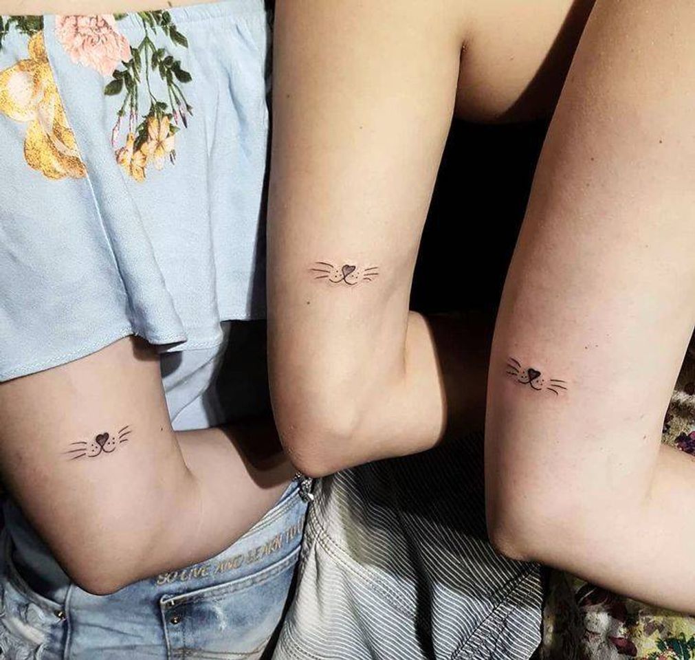 Fashion Tatuagens com amigas 