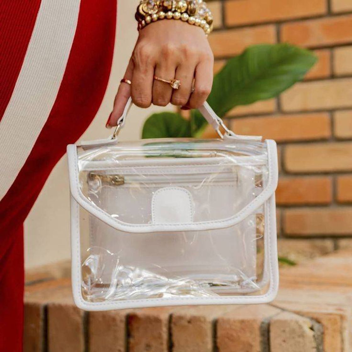 Moda Bolsa transparente 