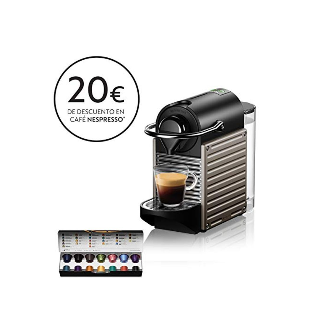 Social Nespresso XN304T Pixie Titán EU
