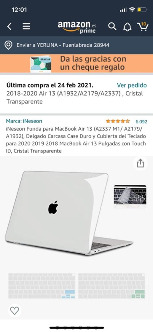 Producto Funda para MacBook 💻 