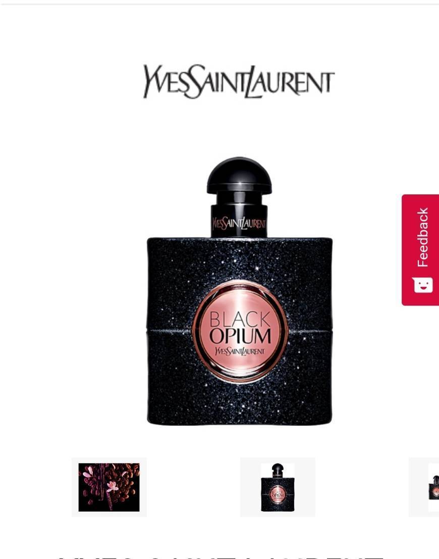 Moda Black opium Yves Saint Laurent 