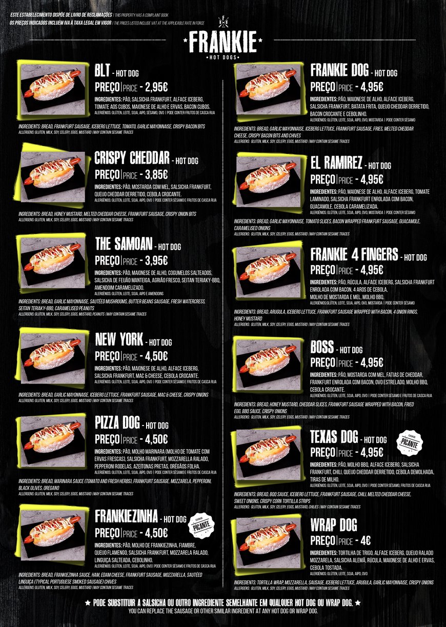 Restaurantes Frankie Hot Dogs