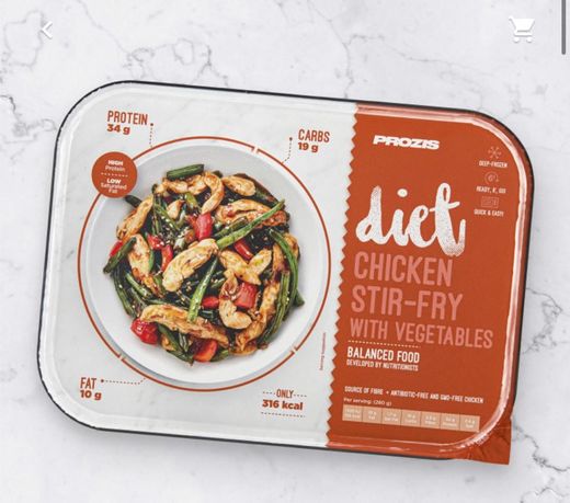 Diet Chicken Stir-Fry with vegetables