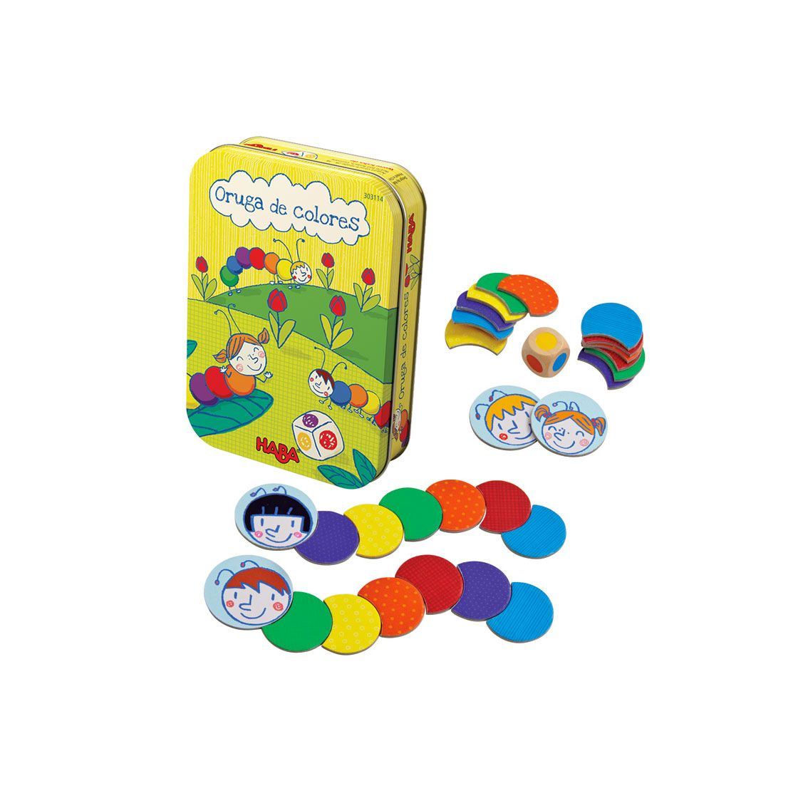 Social Oruga de colores