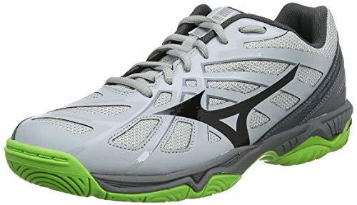 Social Mizuno Wave Hurricane 3, Zapatos de Voleibol Unisex Adulto, Gris