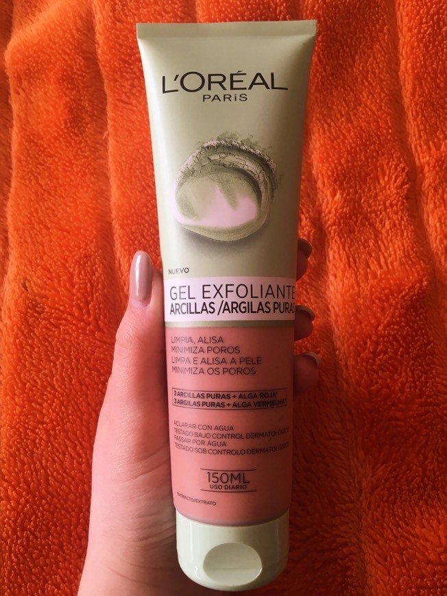 Belleza L'Oréal Paris Dermo Expertise Gel Limpiador Exfoliante Arcillas Puras Roja