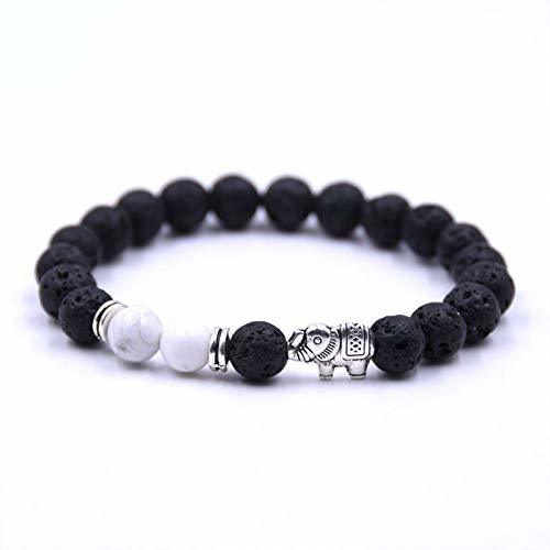 Places MHOOOA Pulsera De Elefante Pulseras para Las Mujeres Pulseira Masculina Hombres Joyería