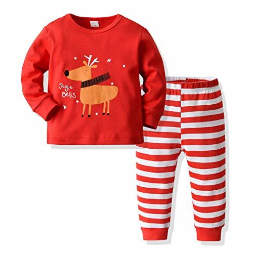 Productos Fossen Kids Trajes Bebé Niños Niñas Navidad Pijamas - Jersey de Impresión