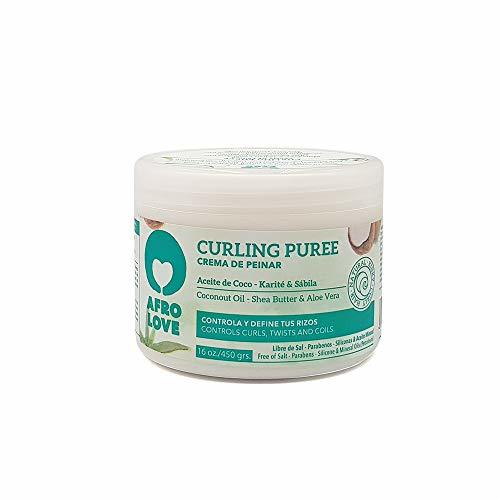 Producto Afro Love crema de peinado para rizos con Aceite de Coco