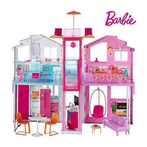 Social Barbie - Supercasa - casa muñecas, regalo para niñas y niños 3-9