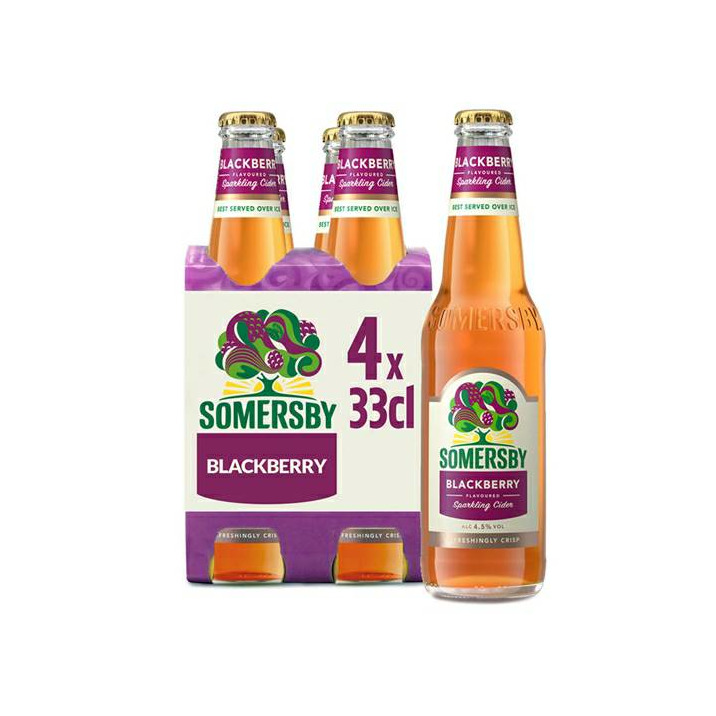 Producto Somersby  blackberry 4 x 33 cl