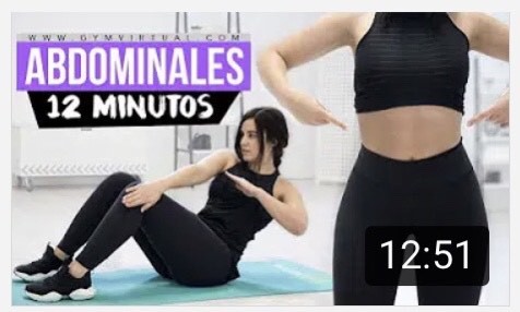 Fashion Ejercicios para abdomen | Abdominales 12 minutos