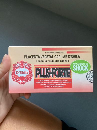 Placenta Plus Forte D'Shila 4x25ml - Anticaida - Cabello - Mifarma
