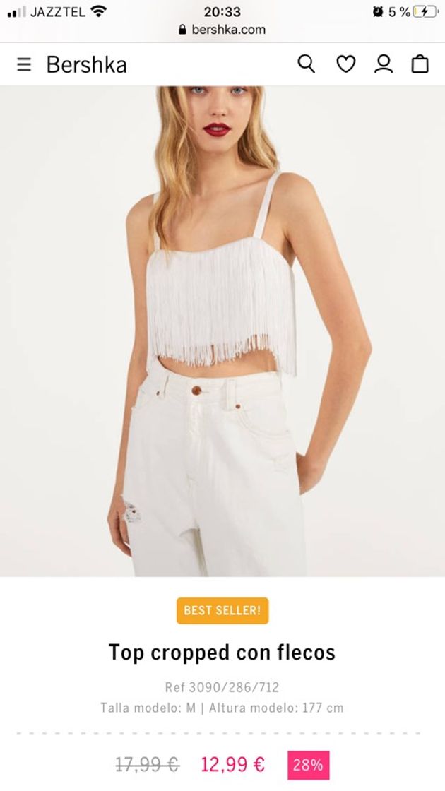 Social Top con flecos