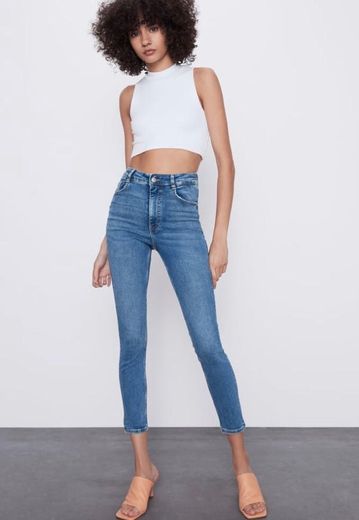 Jeans high rise Zara